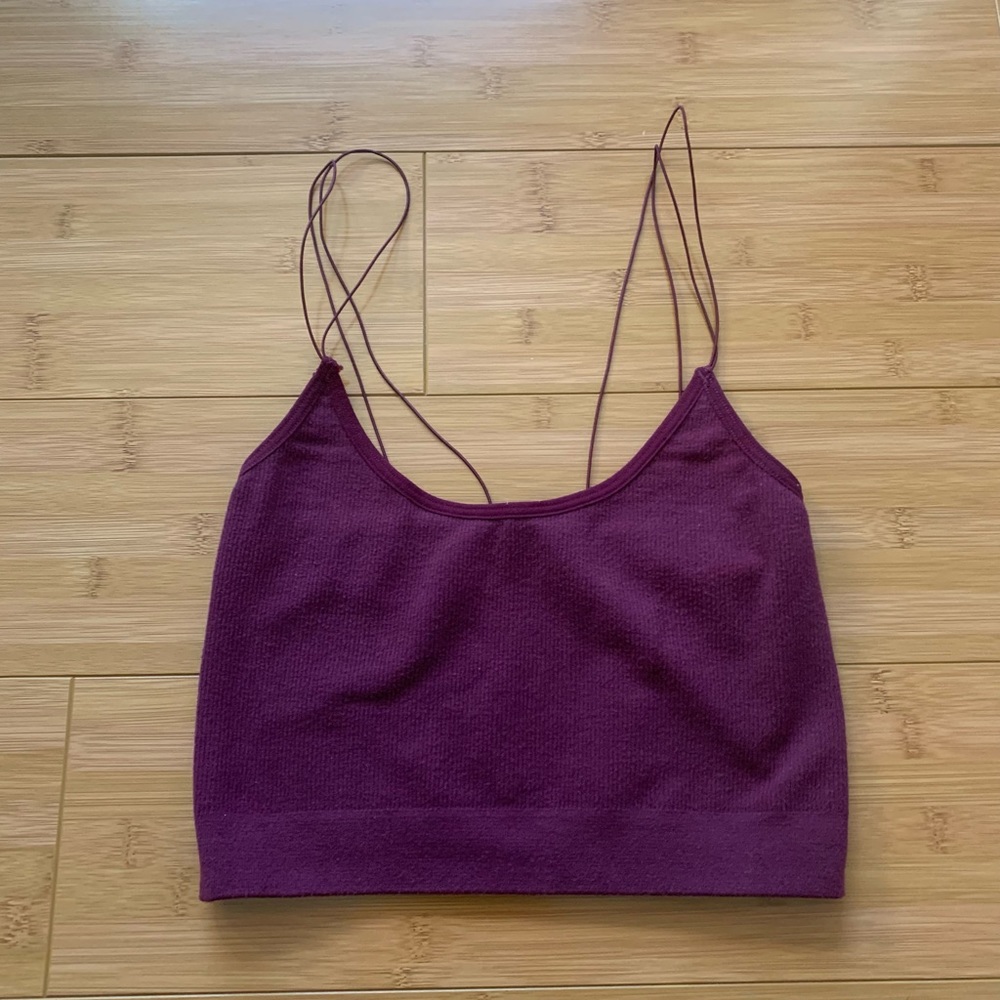 Urban Outfitters out from under bralette top burgundy size S